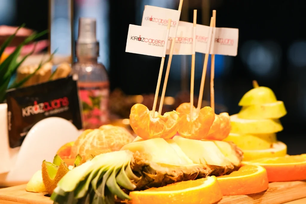 IFAT Fuarı’nda sunulan fuar catering hizmeti kapsamında hazırlanan özel ikramlar